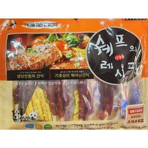 쉐프의 레시피 오리스틱껌 강아지 간식 개껌 육포 치석제거, 1개