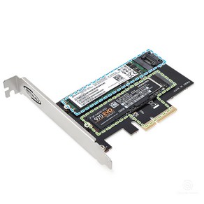 NVME M.2 SSD 확장포트 메인보드슬롯 PCI카드 M2 추가칸 없을때 2포트 연결, 1개