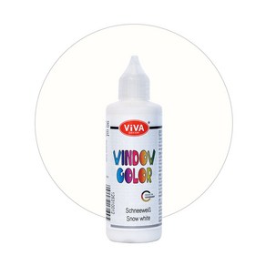 비바 글라스 데코 스티커 펜 2 Snow White 90ml Viva Window Colo