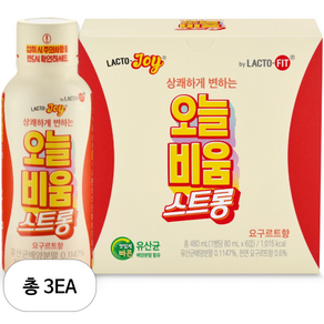 락토조이 오늘비움 스트롱, 480ml, 3개