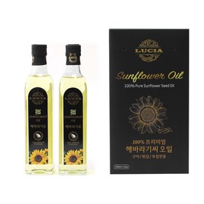 프리미엄 해바라기씨 오일2병세트 명절선물세트, 500ml, 2개