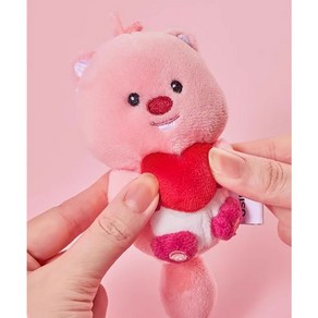 MINISO 잔망루피인형키링 선물하기좋은 귀여운루피하트키홀더, 1개