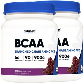 뉴트리코스트 BCAA 포도 맛, 90정, 2개