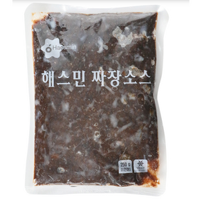 해스민 짜장소스 250g 돼지고기 양파 감자 큼직한 건더기가득 전문점용 즉석냉동식품 짜장면 짜장밥, 9개