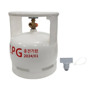 5kg LPG 가스용기+플라스틱 마개, 단일, 1개