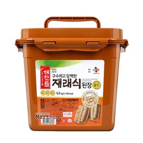 해찬들 재래식된장, 6.5kg, 1개