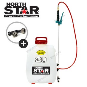 [NS-2020] 20L 노스스타 초고압 고성능 배부식 12V 충전식 분무기 4.2LPM 110PSI 리튬배터리 자동분무기