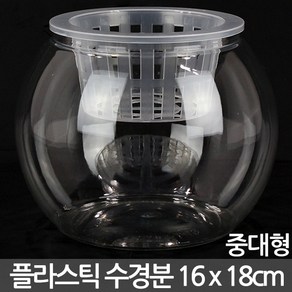 플라스틱 대형 수경화분 16x18cm - 중형 화분 플분 거실화분 인테리어 책상화분 유리화분 수경분 사무실화분 아이방화분 매장화분, 07_Sein_160A 플라스틱수경분