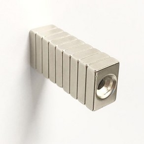 [제이스마그네트] 15x10x4(6.5x4.2) 초강력 블럭 사라 자석, 9개