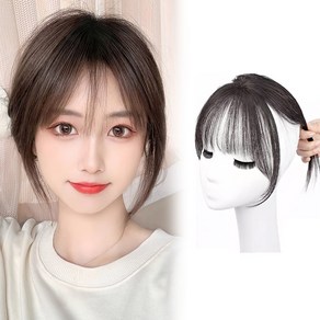 하이유니 인모 하트망 볼륨 정수리 부분 가발 25cm, 네츄럴블랙, 1개