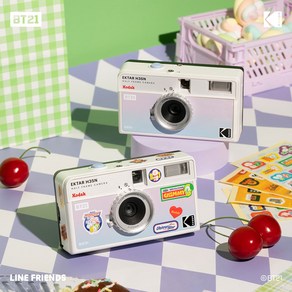 KODAK H35N X 라인프렌즈 BT21 코닥 콜라보 에디션 (+파우치 카꾸 스티커 4종 2종 키링 스트랩 포함)