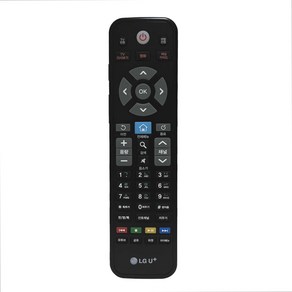 LG IPTV 유플러스 셋톱박스 리모컨 LSI530-8DLK 셋탑 리모컨, RF리모컨+건전지, 1개