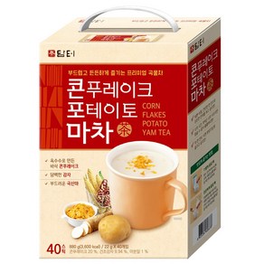 담터 콘푸레이크 포테이토마차 40T, 80스틱