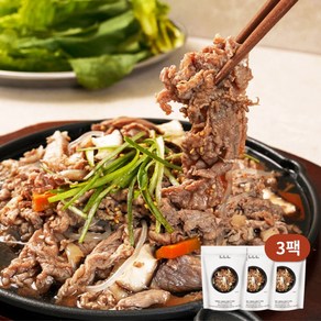 100% 한우 서울식 양념 소불고기 430g x 3팩