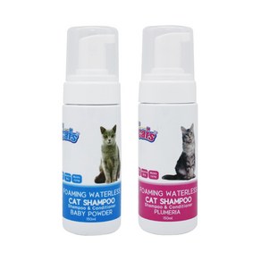 더캣츠 고양이 거품샴푸 150ml 2종 (파우더푸르메리아향), 푸르메리아향, 1개