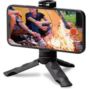 ELECOM P-STSRSSBK 핸드폰 삼각대 셀카봉 스틱 2way 컴팩트 블랙, 1개
