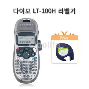 Dymo 다이모 라벨기 LT-100H 휴대용 라벨 프린터 + 호환 라벨 테이프 세트