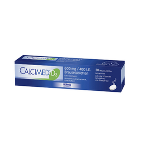 [독일 내수 정품](칼시메드) CALCIMED D3 600 mg400 I.E. Bausetabletten 20St, 1개, 20정