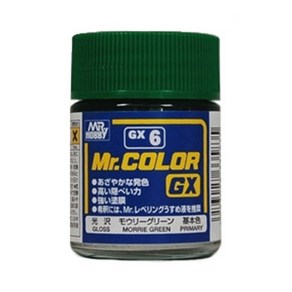 군제 락카도료 GX06 모리 그린 유광 18ml