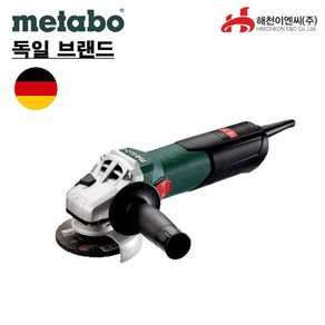 메타보 W9-100 4인치 앵글그라인더 디스크그라인다, 1개
