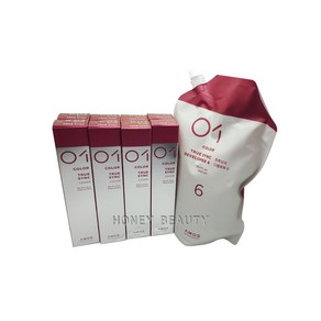 아모스프로페셔널 트루싱크 염색약 80g 8개 + 산화제 1000ml 포함, 6.03, 1개