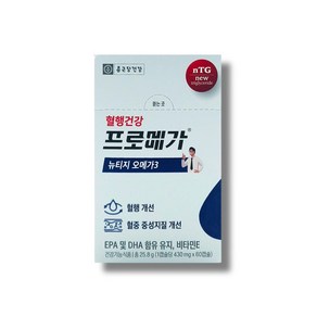 종근당건당 프로메가 뉴티지 오메가3 430mg 60캡슐 1박스, 60정, 1개