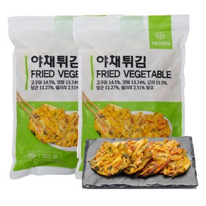 농우 야채튀김(냉동) 1KG X 2봉