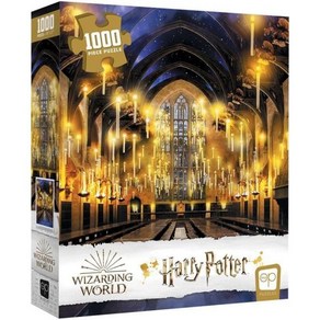 USAOPOLY 해리포터 그레이트 홀 1000피스 직소 퍼즐, 1개