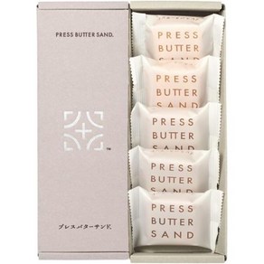 쿠키 과자 PRESS BUTTER SAND＜프레스 버터 샌드＞ (플레인・9개입) 도쿄 선물 양과자, 플레인・5개입, 1개