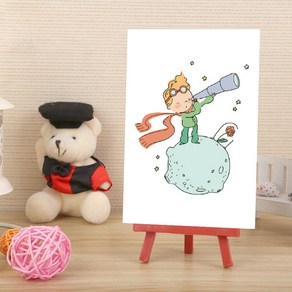 DIY명화그리기 세트 그림 색칠 유화 취미 미니, A26-어린왕자2, 1개