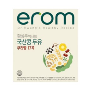 황성주 국산콩두유 우리땅 17곡 190ml 32입, 32개, 0.19l