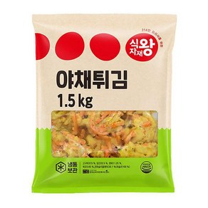 식자재왕 야채튀김 대용량, 1.5kg, 2개