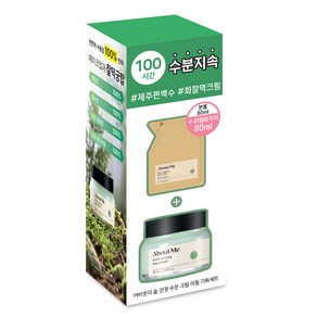 어바웃미 숲 진정 수분 크림 80ml + 리필 80ml 세트, 1개