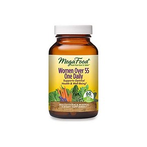 미국 직배송 MegaFood Women Ove 55 One Daily Suppots Optimal Health and We B07FF2NLKT, 60정, 1개