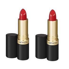 Revlon Lipstick Supe Lustous Lipstick Ceamy Fomula Fo Soft Fulle-Looking Lips Moistuize, 러브 댓 레드 725, 4g, 1개