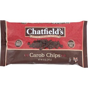 Chatfields Chatfield의 캐롭 칩 12oz, 340g