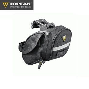 TOPEAK 토픽 안장가방 Aeo Wedge DX Medium F25 투어용 에어로 웻지 DX F25 미디엄 공구 가방 자전거 출퇴근, 블랙, 1개