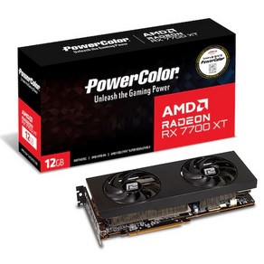 (포)PowerColor 라데온 RX 7700 XT D6 12GB 대원씨티에스