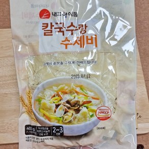 5분마켓 내고향 칼국수랑 수제비 400g, 1개