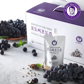 김재식헬스푸드 포도씨포도즙 (100ml x 30개 2박스) 총60팩, 100ml × 60개입, 100ml, 60개