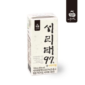 두보원 서리태97+ 두유 16입 /프리미엄검은콩 국산서리태콩 100% 고단백저지방, 190ml, 32개