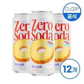 클룹 제로소다 파인애플 500ml 12입, 12개