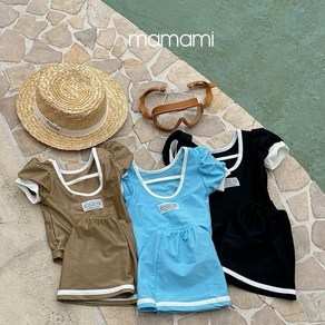 마마미 mamami 비비수영복 스커트 세 24ss 여름신상 자외선차단 여아수영복 3color