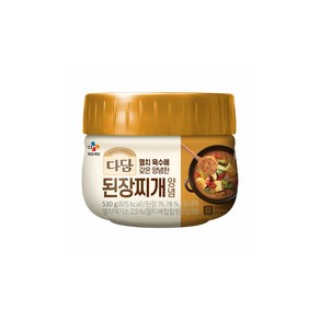 [제일제당] 다담 순두부/된장찌개 외 양념 10팩 세트, 530g, 3개