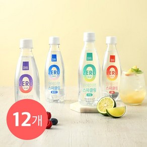 1am 원에이엠 스파클링 혼합 350ml x 12개(라임6+애플6), 단품, 12개