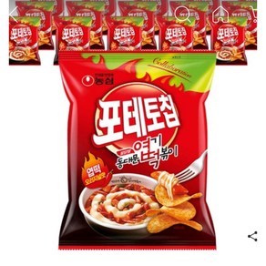 골든싸이]농심포테토칩엽떡오리지널맛50g32개 트리플 잭슨 가능, 50g, 32개