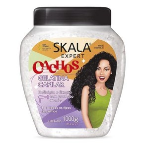 SKALA - Linha Expet - Gelatina Capila Cachos 1000 G - (전문가 컬렉션 - 컬 헤어 젤리 크림 네트 997.9g(34온스), 1개