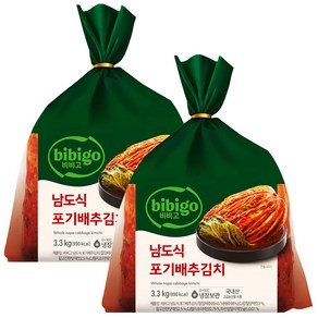 비비고 포기배추김치 더 풍부한 맛 3.3kg -인증, 2개