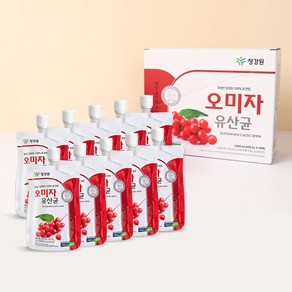 오미자유산균음료 오미자차 오미자음료 오미자즙 오미자주스, 1개, 10개입, 100ml