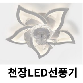 RIWELDY 천장 선풍기 LED 실링팬 천장형 조명 천정형 선풍기등 씰링팬